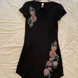 Floral bodycon dress